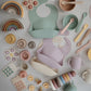 Rainbow Stacker Toy - Chickadees Wooden Toys
