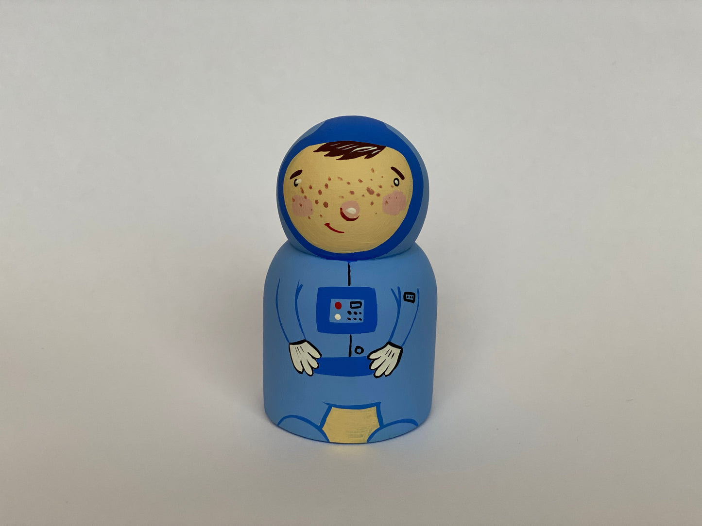 Handmade Wooden Rocket Astronaut