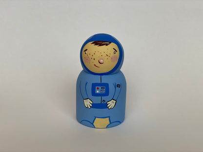Handmade Wooden Rocket Astronaut
