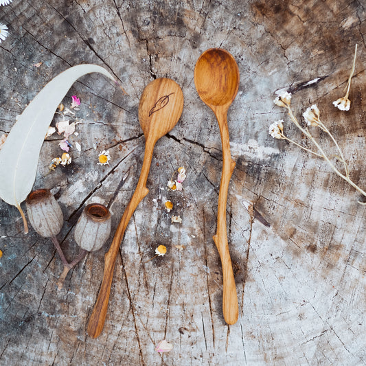 Twig Spoon - Chickadees Wooden Toys
