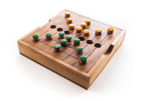 Nine Men's Morris Strategy Game - Chickadees Wooden Toys