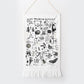 Woodland Alphabet Printed Tapestry