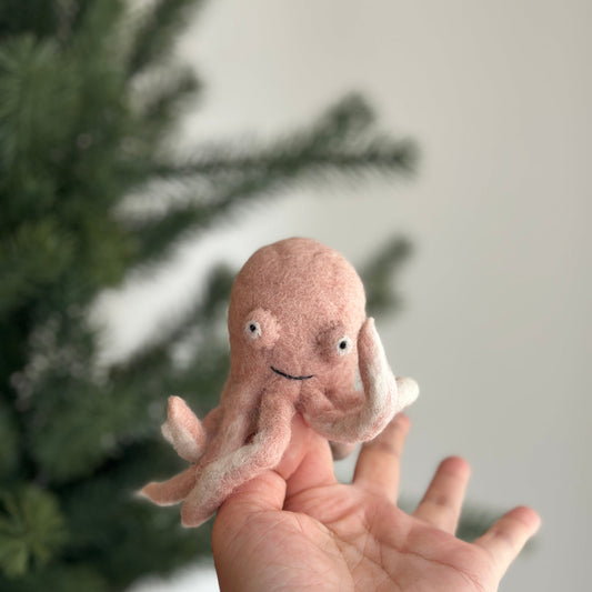 Octopus Finger Puppet - Chickadees Wooden Toys