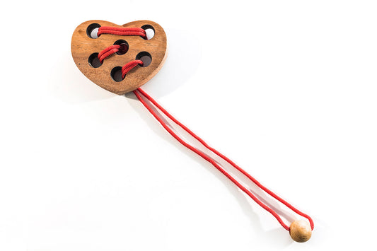One Love - Brain Teaser Puzzle - Chickadees Wooden Toys