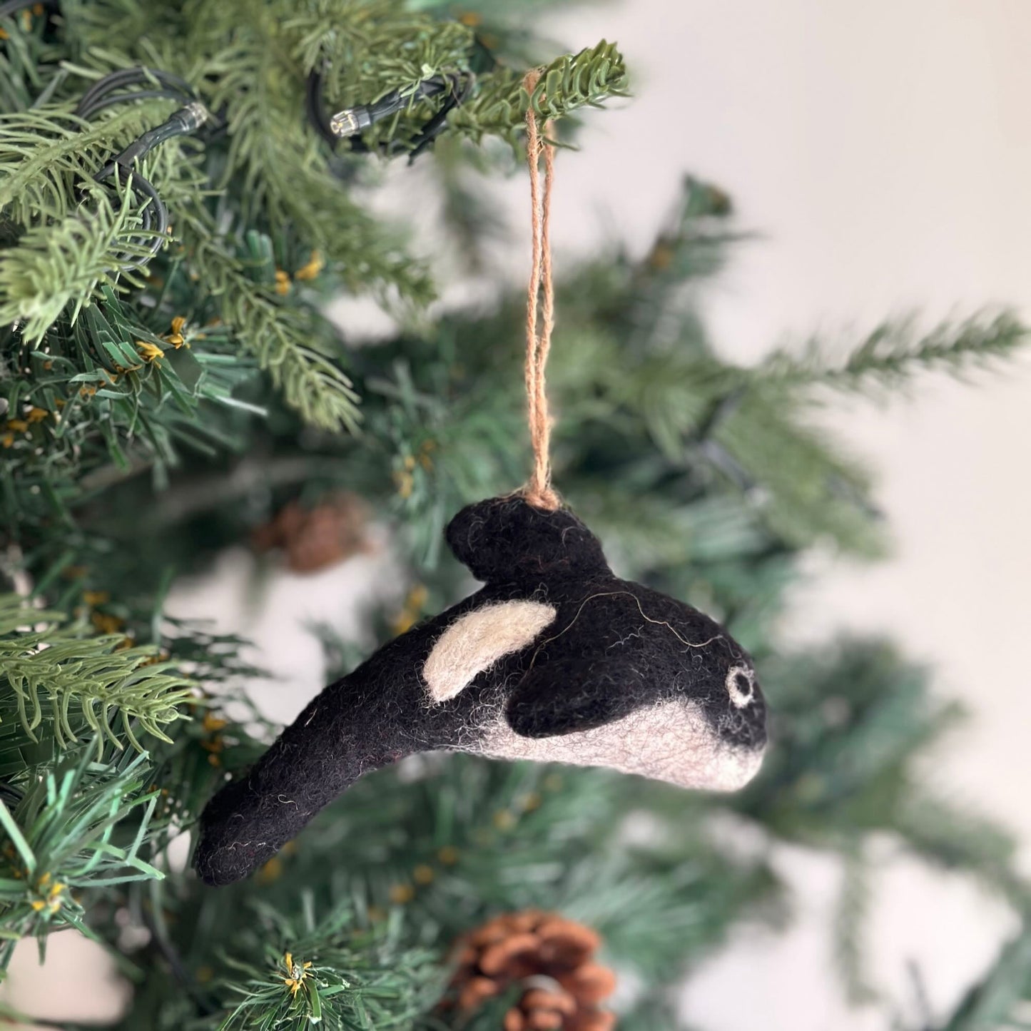 Felt Ornament - Orca