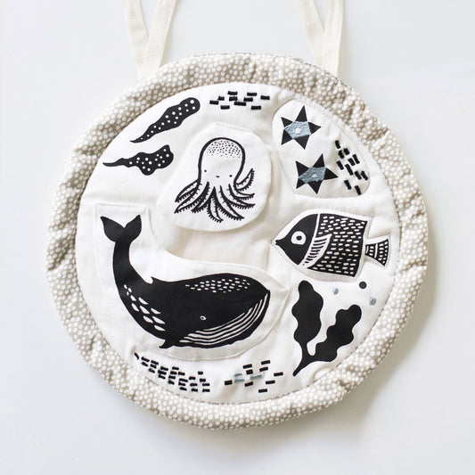 Organic Activity Pad - Ocean - Chickadees Wooden Toys