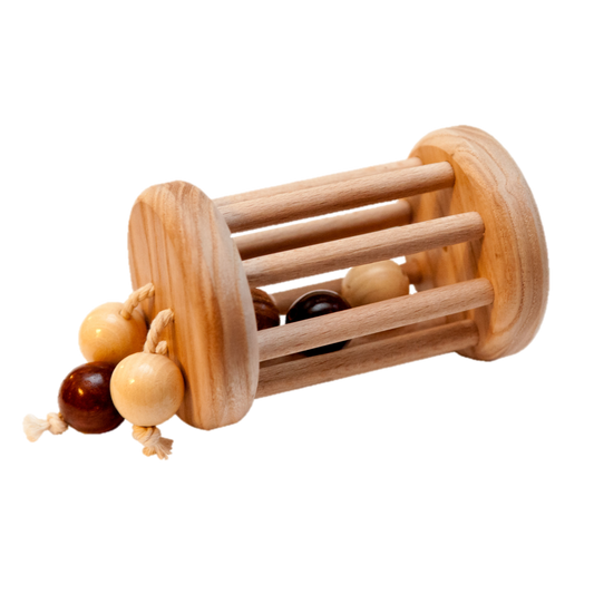 Montessori Rattle with Rolling Balls