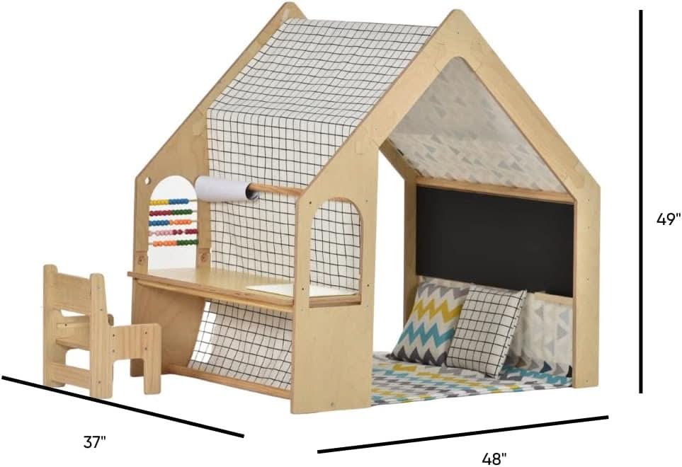 Flair | Playhouse & Sensory Desk - Chickadees Wooden Toys