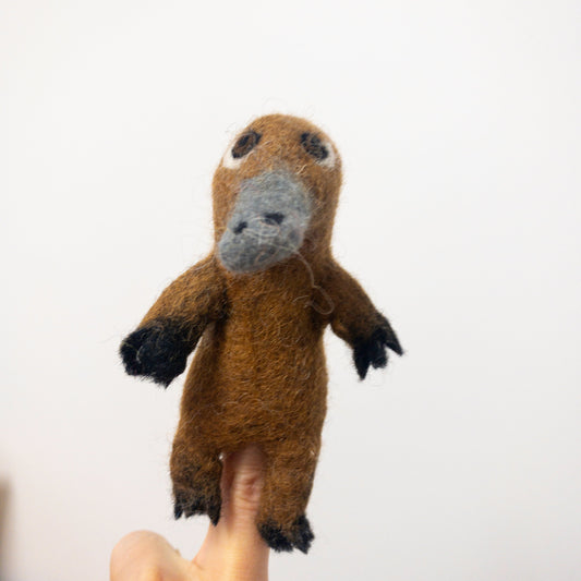 Platypus Finger Puppet - Chickadees Wooden Toys