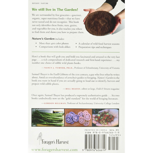 Nature's Garden: A Guide to Identifying, Harvesting, and Preparing Edible Wild Plants - Chickadees Wooden Toys