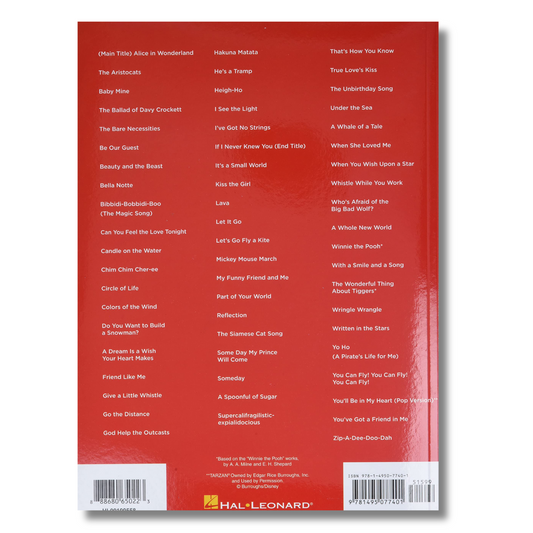 Disney - Super Easy Songbook (Spiral Bound) - Chickadees Wooden Toys