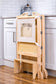 Laurel - 4 in 1 Foldable Kitchen Tower, Step Stool, Chalkboard and Slide