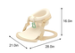 Oakling | Premium Foldable Wooden Baby Activity Seat - Chickadees Wooden Toys