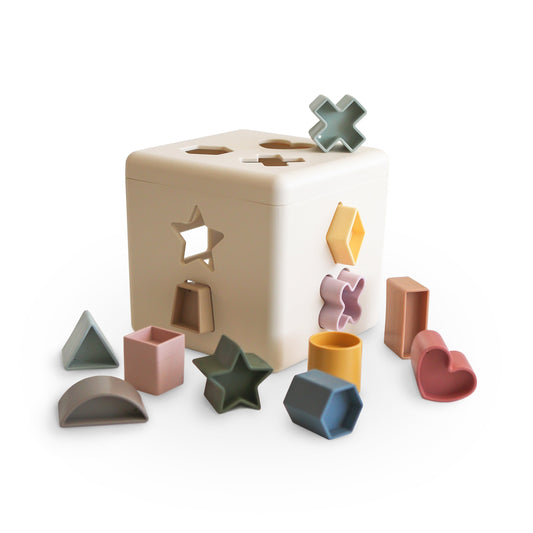 Shape Sorting Box - Chickadees Wooden Toys