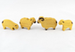 Waldorf Wooden Sheep Set painted- 4 pieces