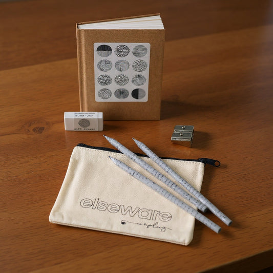 Sketchbook Art Kit - Doodle Set with Paper & Pencils - Chickadees Wooden Toys