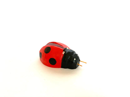 Wooden Ladybug Toy - Chickadees Wooden Toys