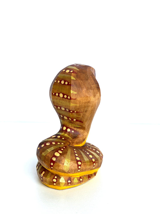 Wood Snake Cobra toy - Chickadees Wooden Toys