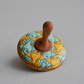Wooden Spinning Top Toy painted