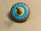 Wooden Spinning Top Toy painted