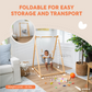 Spruce | Foldable Baby Swing - Chickadees Wooden Toys