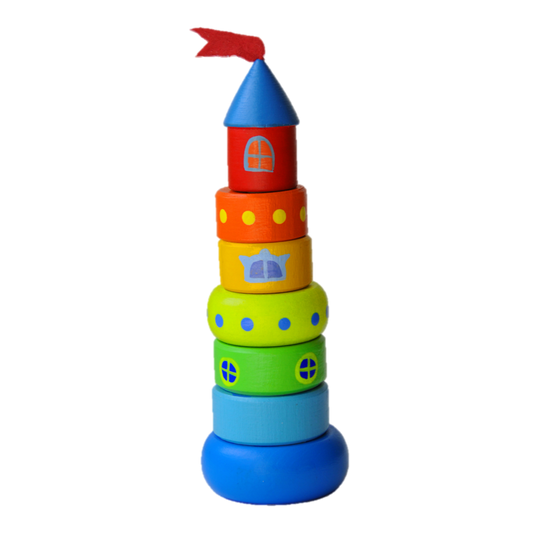 Wooden Stacking Toy - Small Castle
