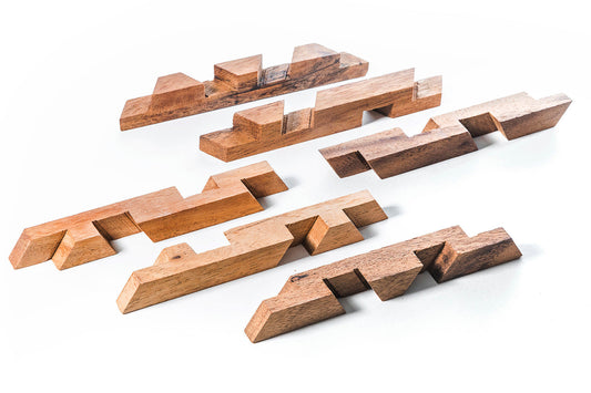 Star of David Wooden Interlocking Puzzle - Chickadees Wooden Toys