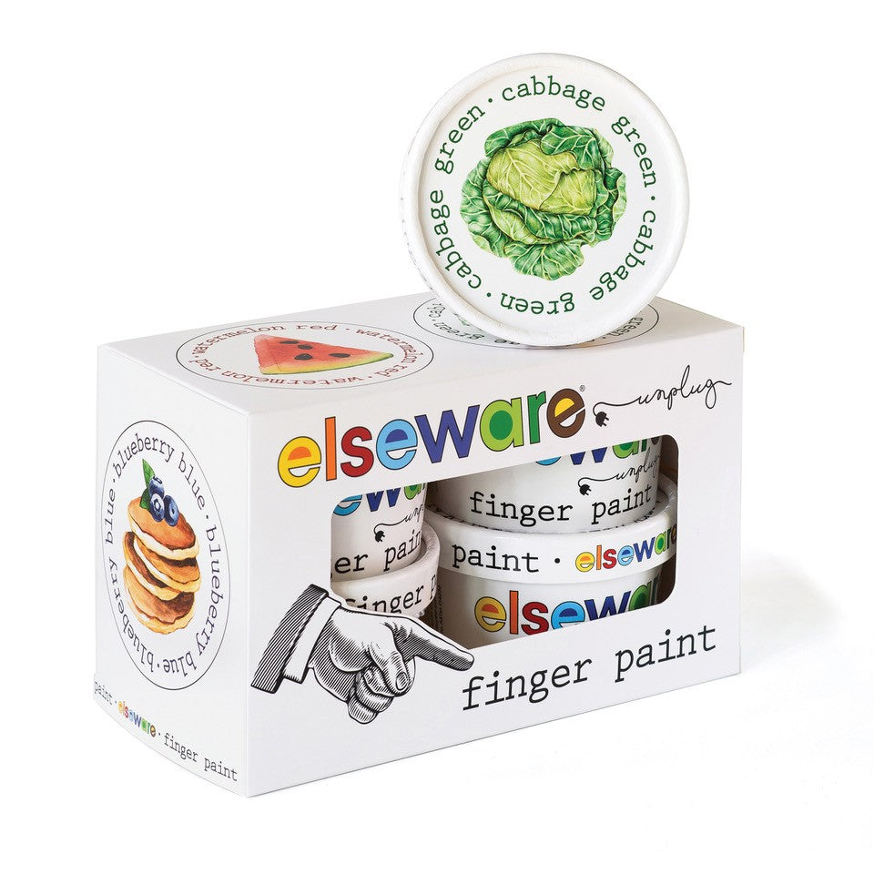 Finger Paint - Long Lasting, Shelf Stable Non-Toxic - Chickadees Wooden Toys