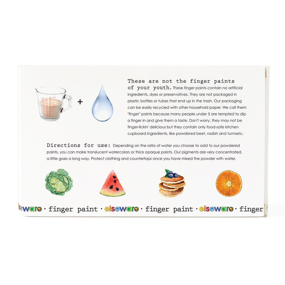Finger Paint - Long Lasting, Shelf Stable Non-Toxic - Chickadees Wooden Toys