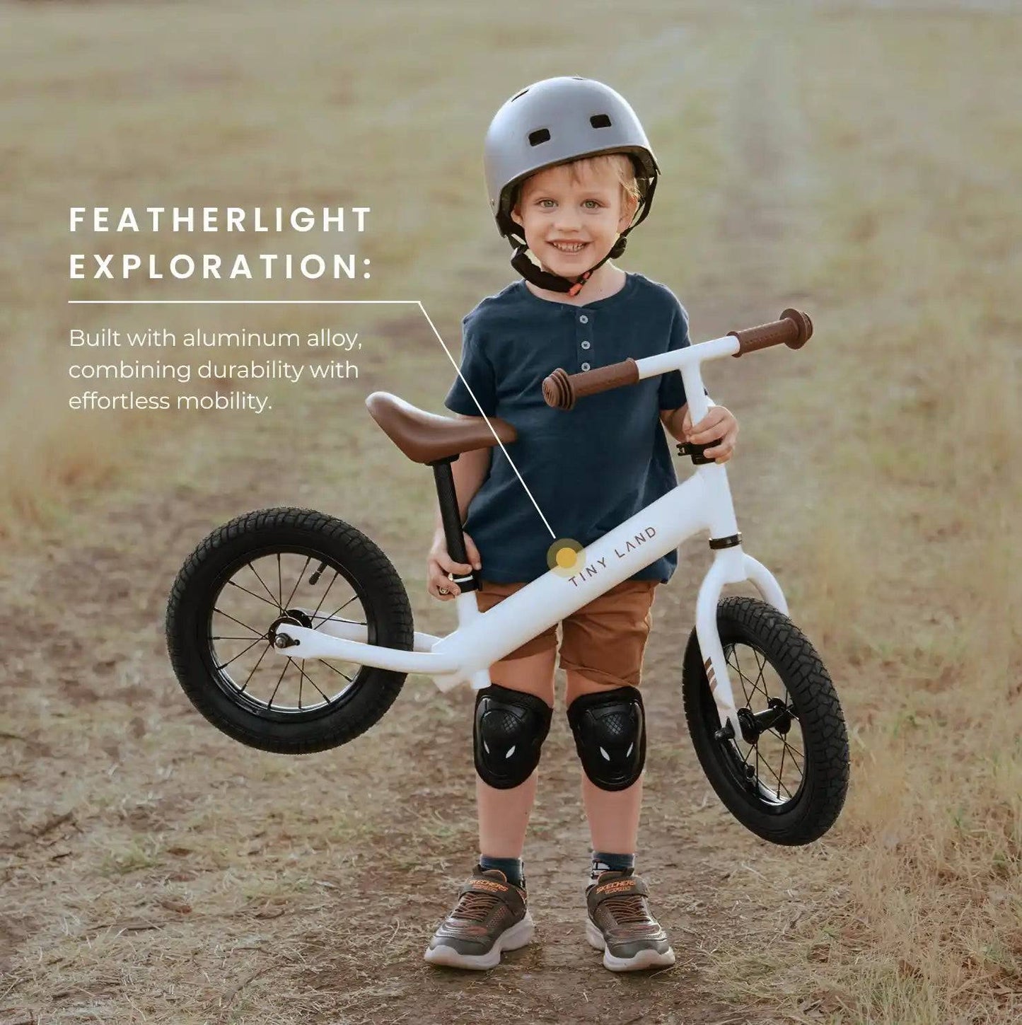 Tiny Land® Balance Bike - Milky White