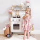 Tiny Land® Interactive Play Kitchen with Sounds & Cookware - Chickadees Wooden Toys