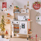 Tiny Land® Interactive Play Kitchen with Sounds & Cookware - Chickadees Wooden Toys