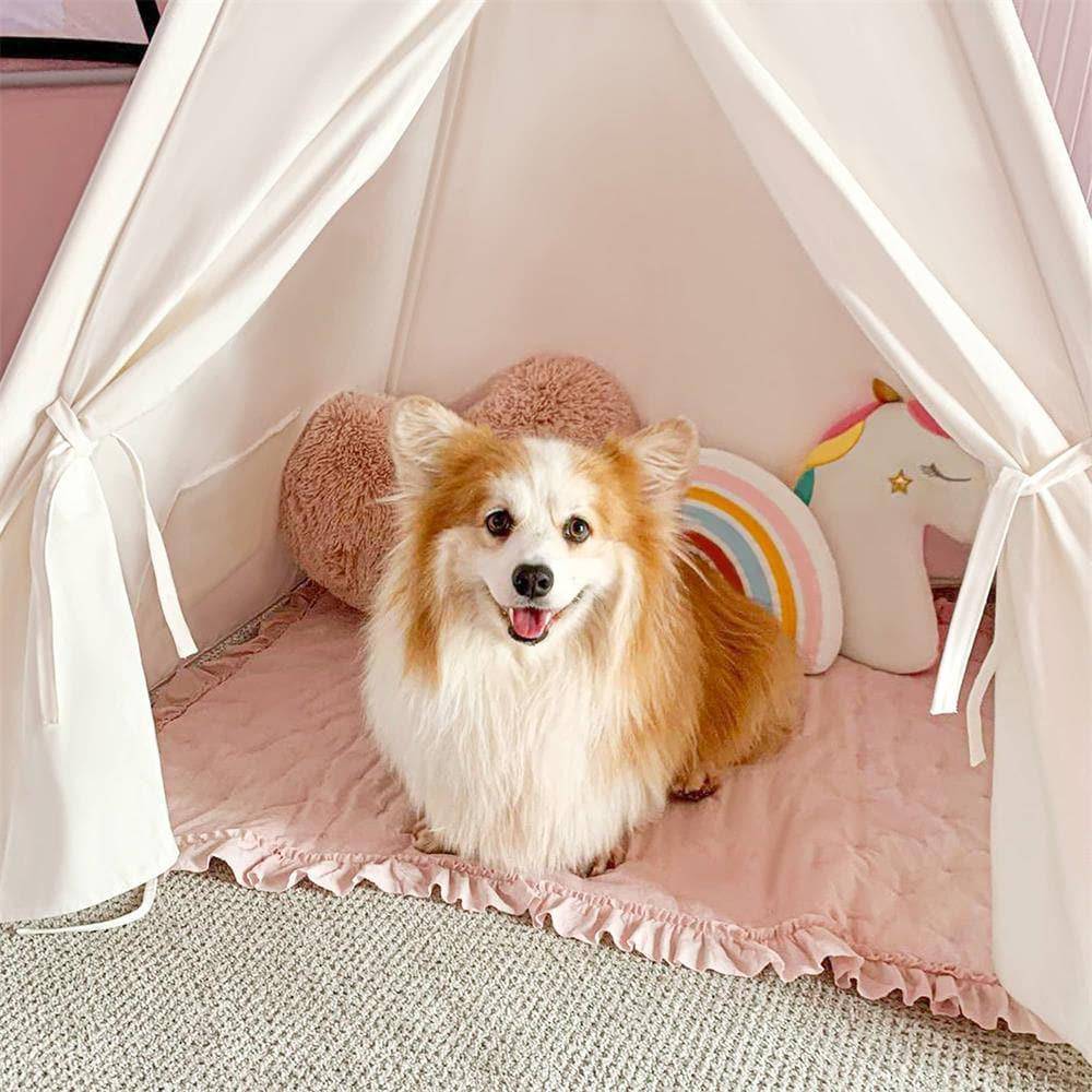 Tiny Land® Teepee for Kids with Mat