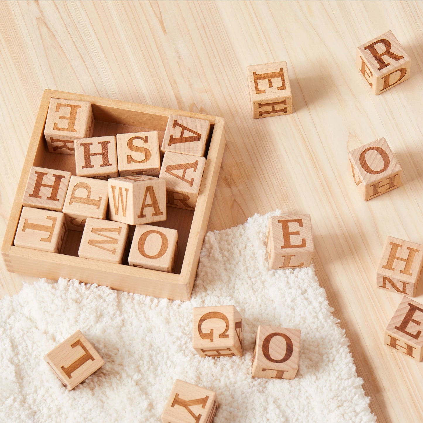 Tiny Land® Wooden Alphabet Blocks