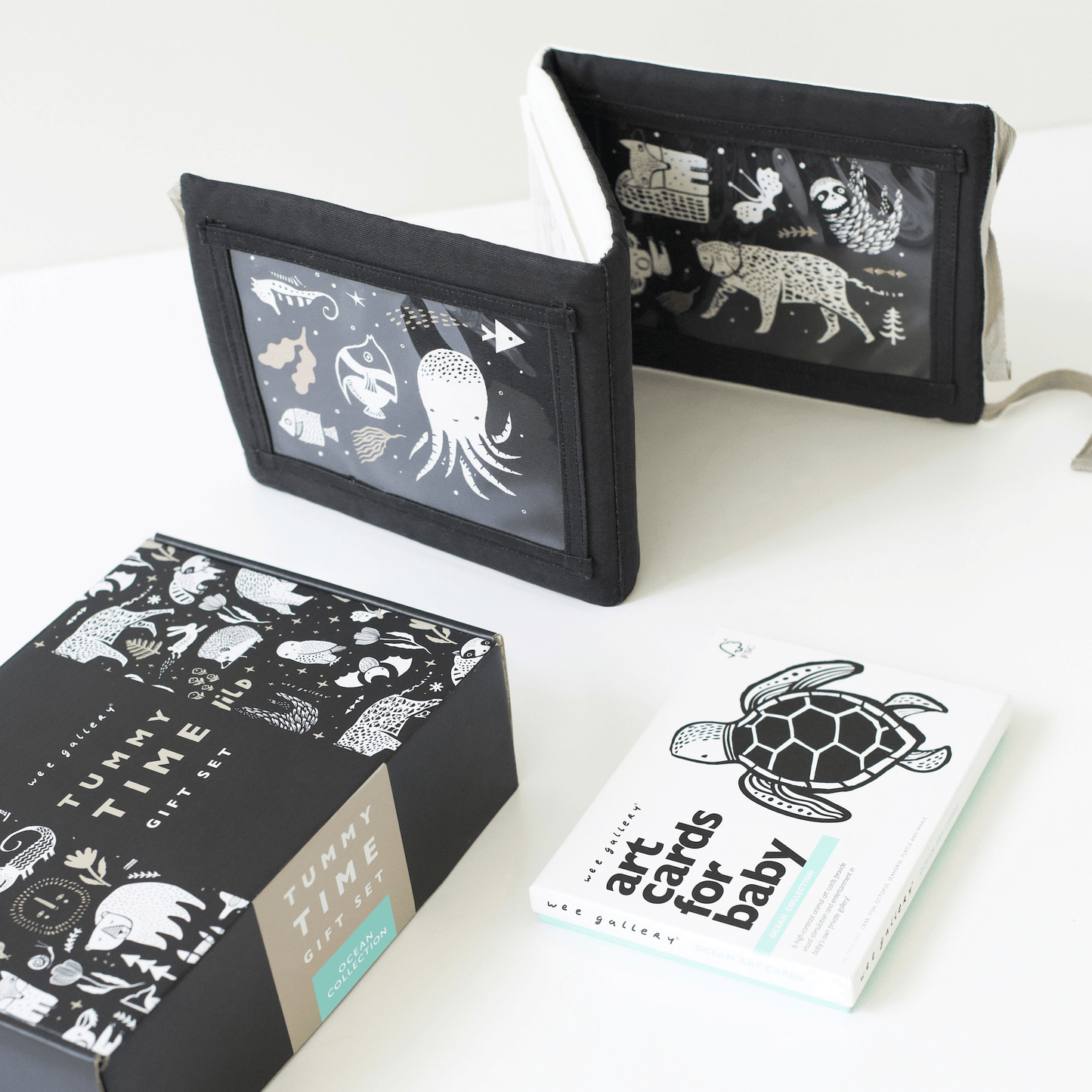 Baby Tummy Time Gallery with Mirror Gift Set