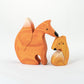 Waldorf Wooden Fox Puzzle - Set of 3