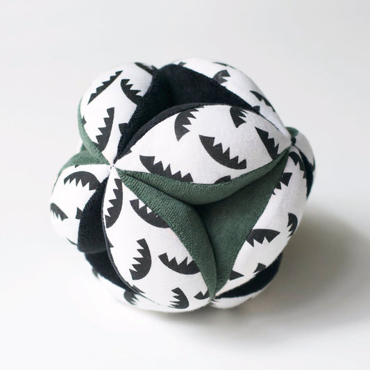 Clutch Ball - Jungle Leaves - Chickadees Wooden Toys