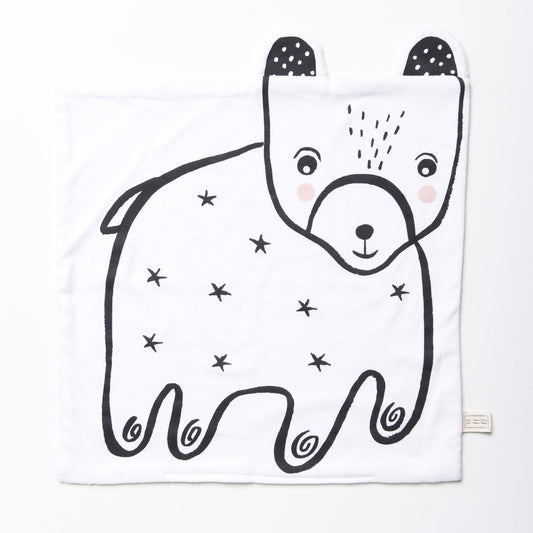 Organic Snuggle Blanket - Bear - Chickadees Wooden Toys