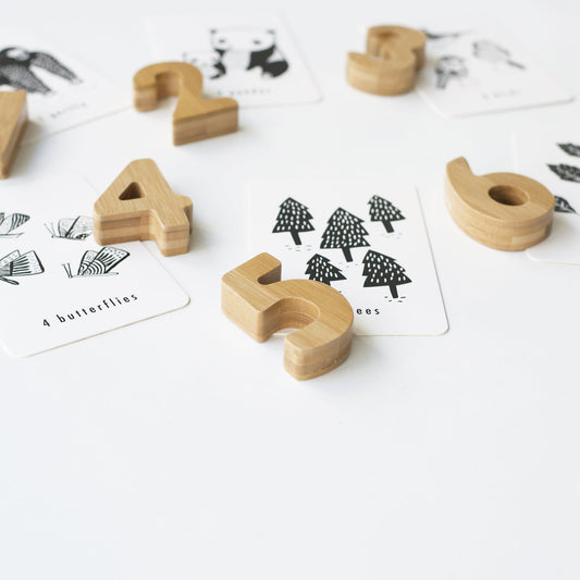 Bamboo Numbers - Chickadees Wooden Toys