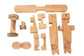 3D Wooden Construction Airplane Puzzle For Kids