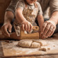 Wooden Dough Cutter Knife
