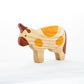 Wooden Farm Animals Set painted- 11 pieces