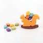 Wooden Squirrel with acorns Balancing toy