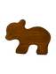 Mikheev Handmade Wooden Bear Figurine