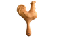 Organic Wooden Rattle toy Proud Rooster