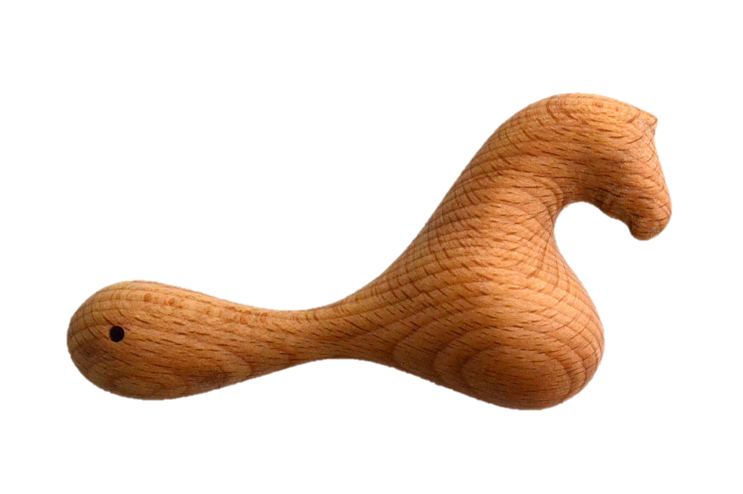 Organic Wooden Rattle toy Horse