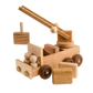 Wooden Crane Toy Truck