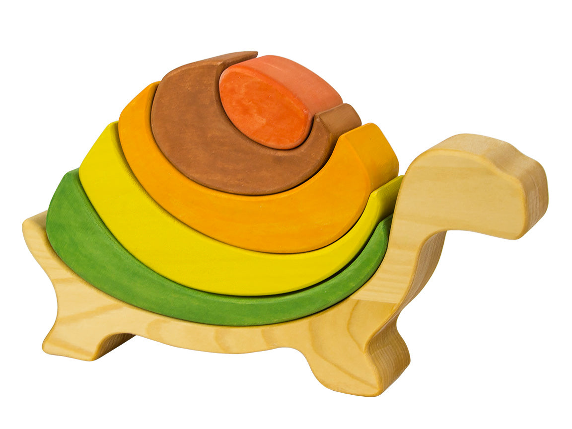 Wooden Turtle Stacker Puzzle