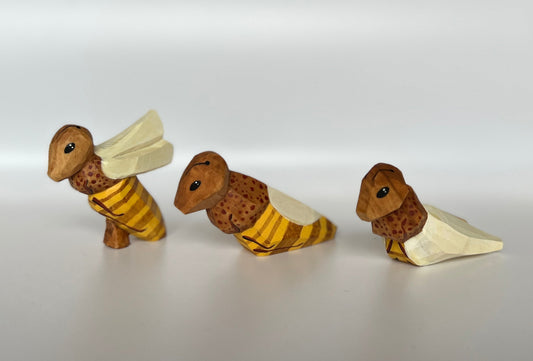 Wooden Bees Toy Set - Chickadees Wooden Toys