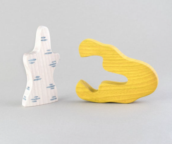 Wooden Birch Tree Toy Autumn